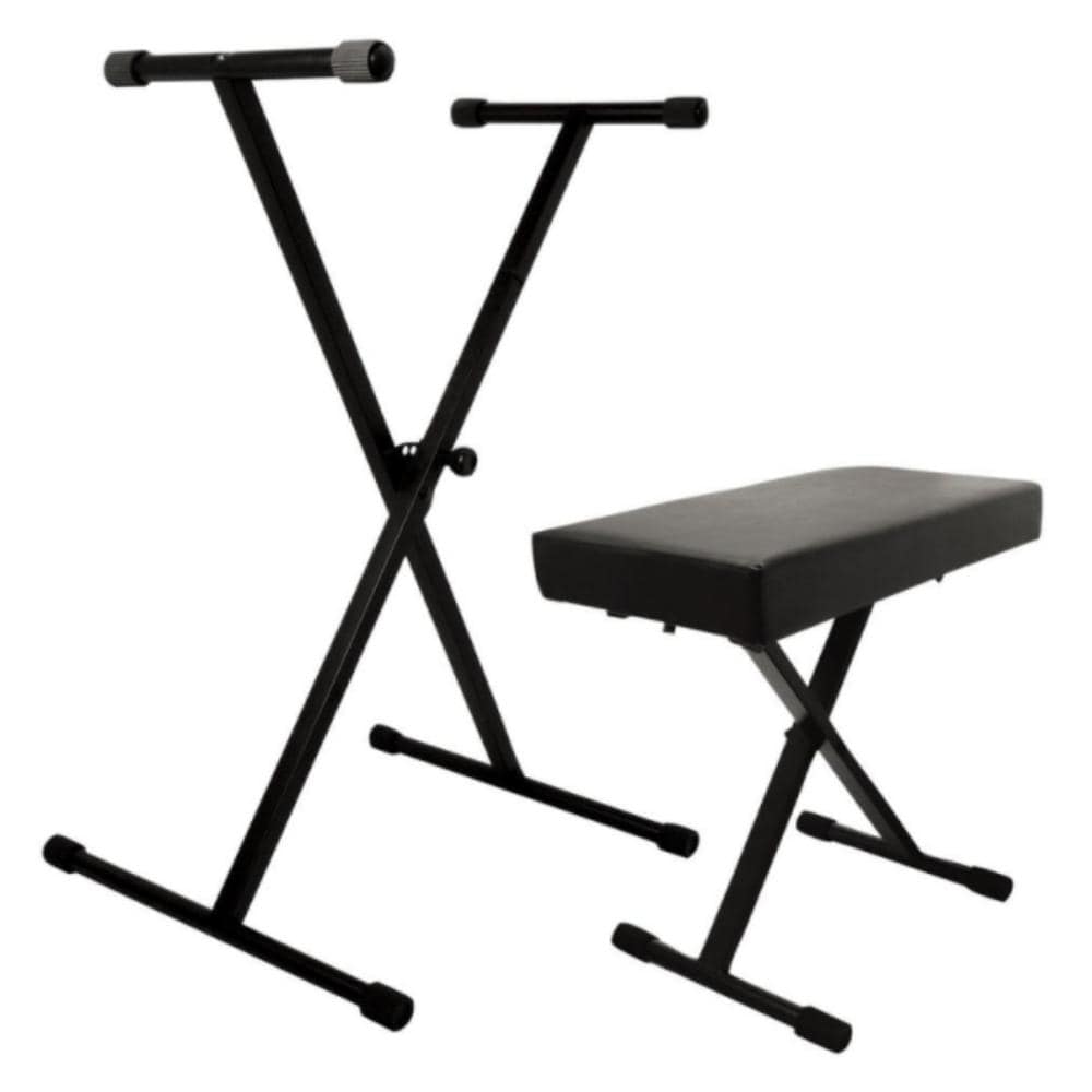 Onstage Keyboard Stands Black On-Stage KPK6500 Keyboard Stand and Bench Pack