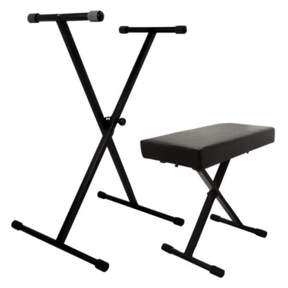 Onstage Keyboard Stands Black On-Stage KPK6500 Keyboard Stand and Bench Pack