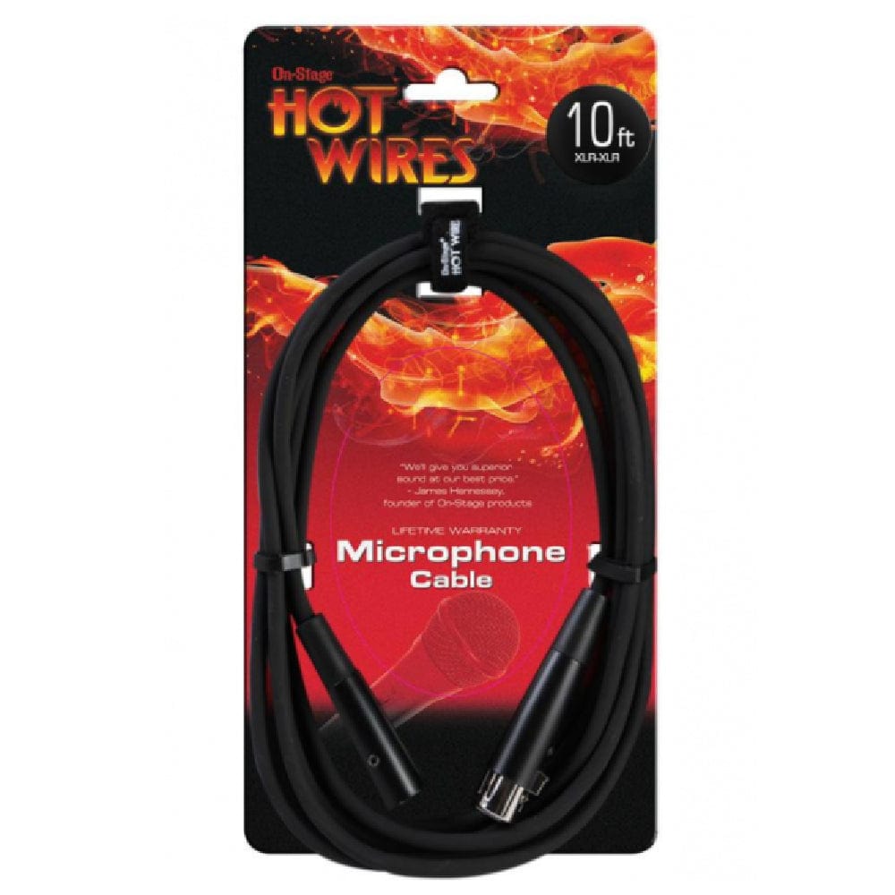 Onstage Microphone Cables 10 Feet On-Stage MC12 XLR-XLR Microphone Cable