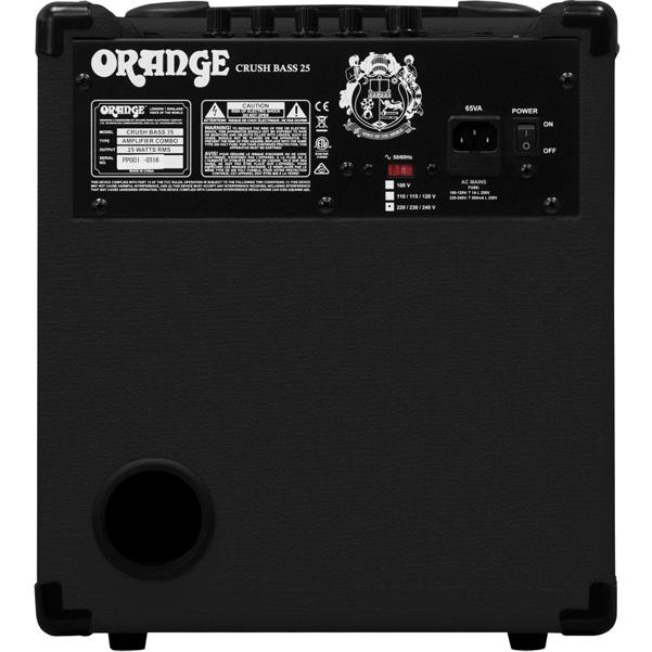 orange bass combo amplifiers orange crush 25rt bass amplifier    #color_black-basketweave-vinyl