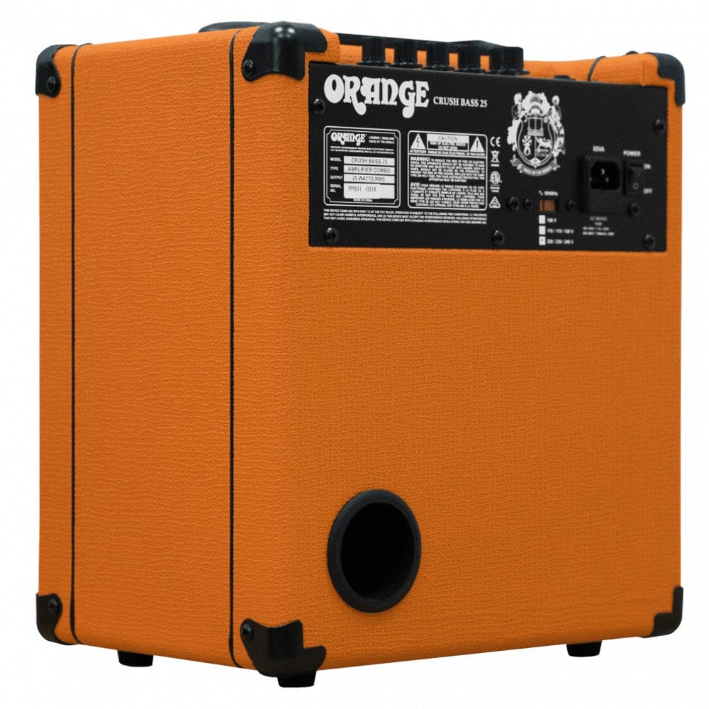 Orange Bass Combo Amplifiers Orange Crush Bass 25 Bass Guitar Amplifier