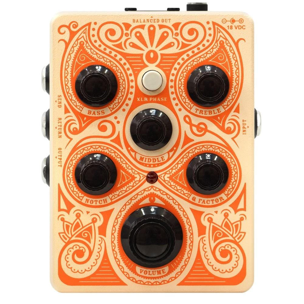 Orange Effect Pedals Orange Acoustic Pre Amplifire Pedal