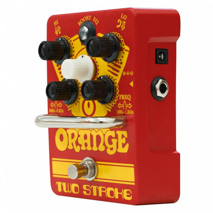 orange effect pedals orange two stroke boost eq guitar effects pedal