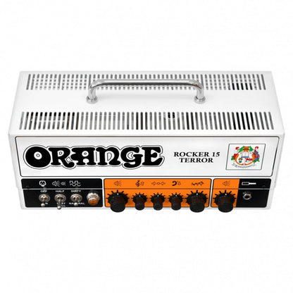 orange electric guitar amplifier heads white orange rocker 15 terror 15 watt guitar amp head 