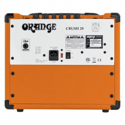 orange guitar combo amplifiers orange crush 20 20w twin channel solid state combo guitar amplifire    