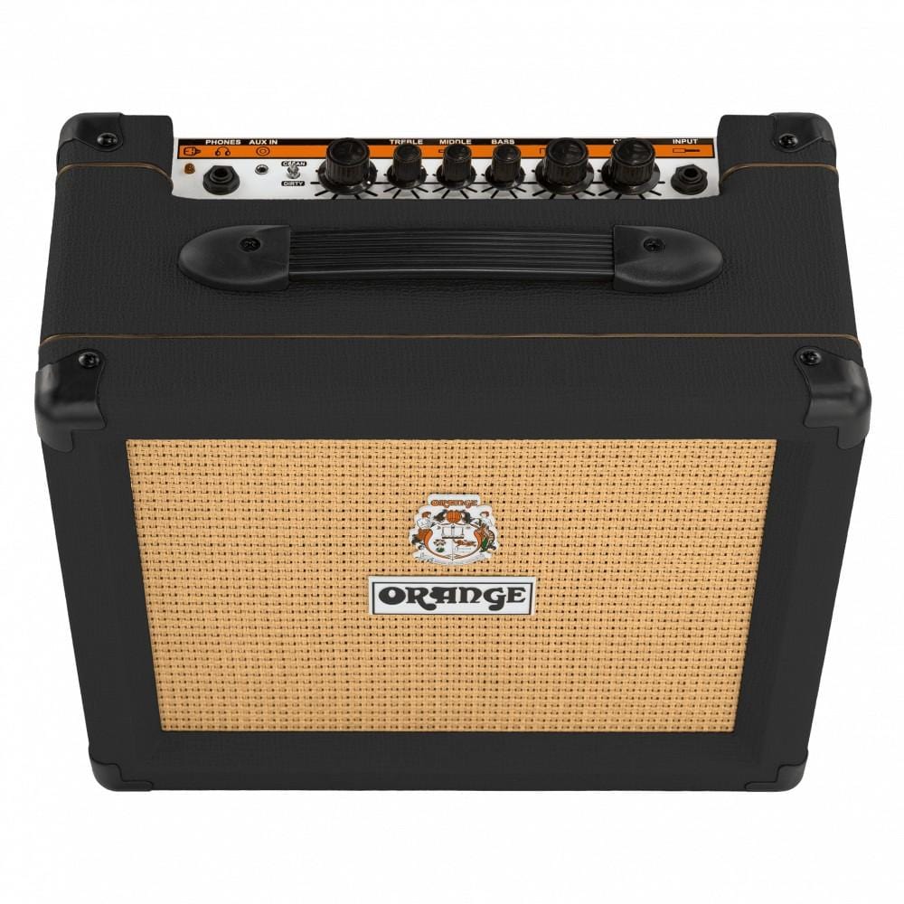 orange guitar combo amplifiers orange crush 20 20w twin channel solid state combo guitar amplifire    #color_black