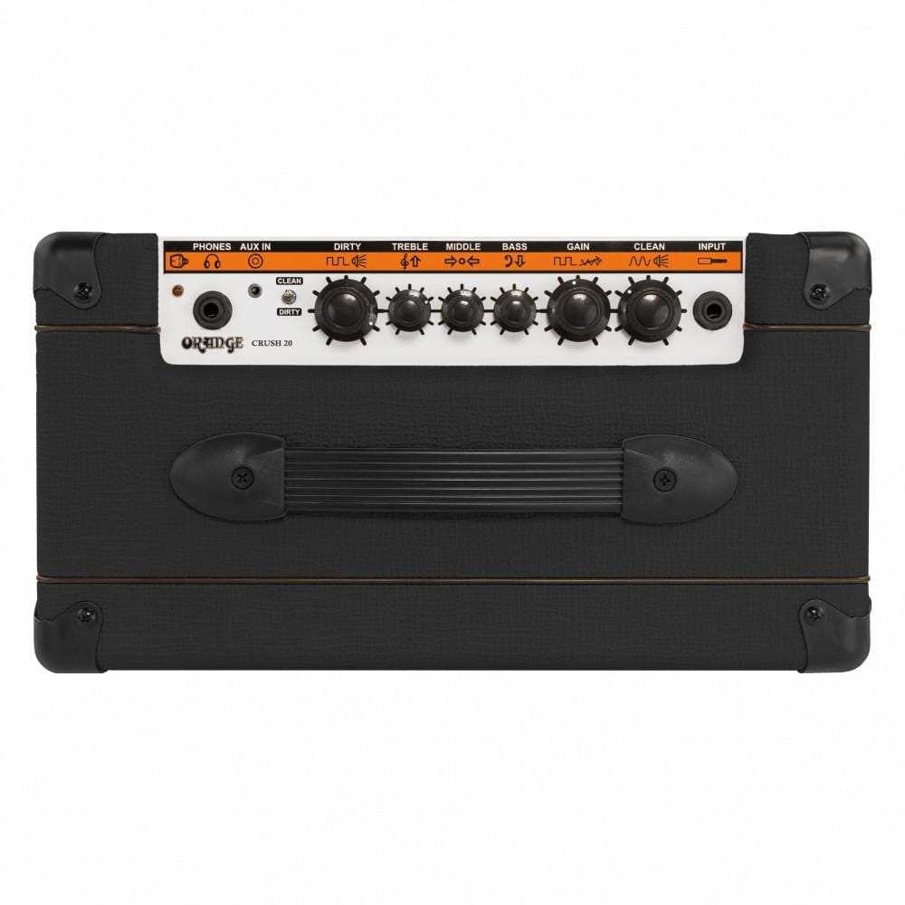 orange guitar combo amplifiers orange crush 20 20w twin channel solid state combo guitar amplifire    #color_black