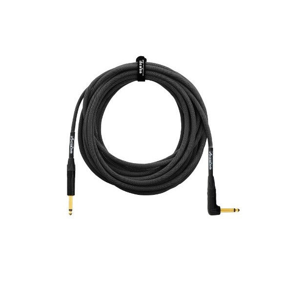 orange instrument cables black orange 20' professional instrument cable - right angle#color_black