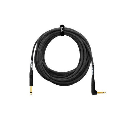 Orange Instrument Cables Black Orange 30' Professional Instrument Cable - Right Angle
