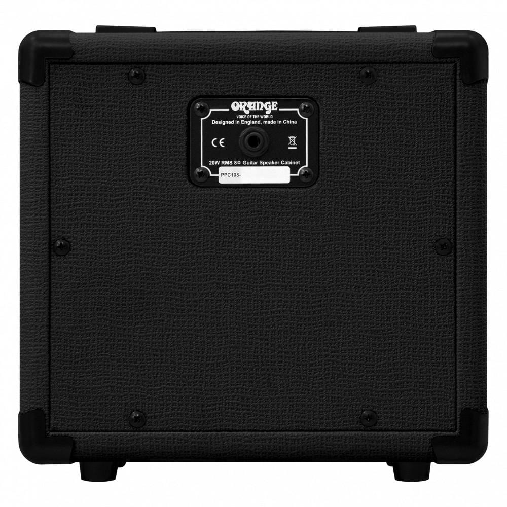 orange speaker cabinets orange ppc series ppc108 1x8 20w closed-back guitar speaker cabinet   #color_black