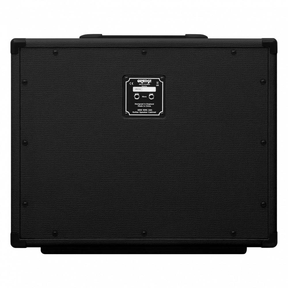 orange speaker cabinets orange ppc series ppc112 60w 1x12 guitar speaker cabinet   #color_black