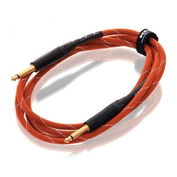 orange speaker cables orange cajjstspor6 6ft speaker cable jack/jack