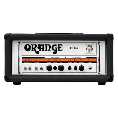 orange tube amplifiers black orange th100 2 channel tube head 