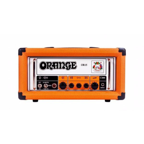 Orange Tube Amplifiers OR15H 15-Watt Compact Tube Guitar Amplifier Head