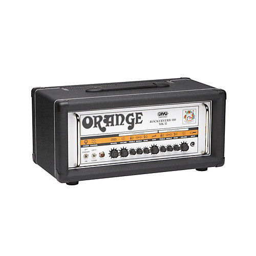 Orange Tube Amplifiers Orange Rockerverb RK100H MKII DIVO Fitted Tube Guitar Amp Head