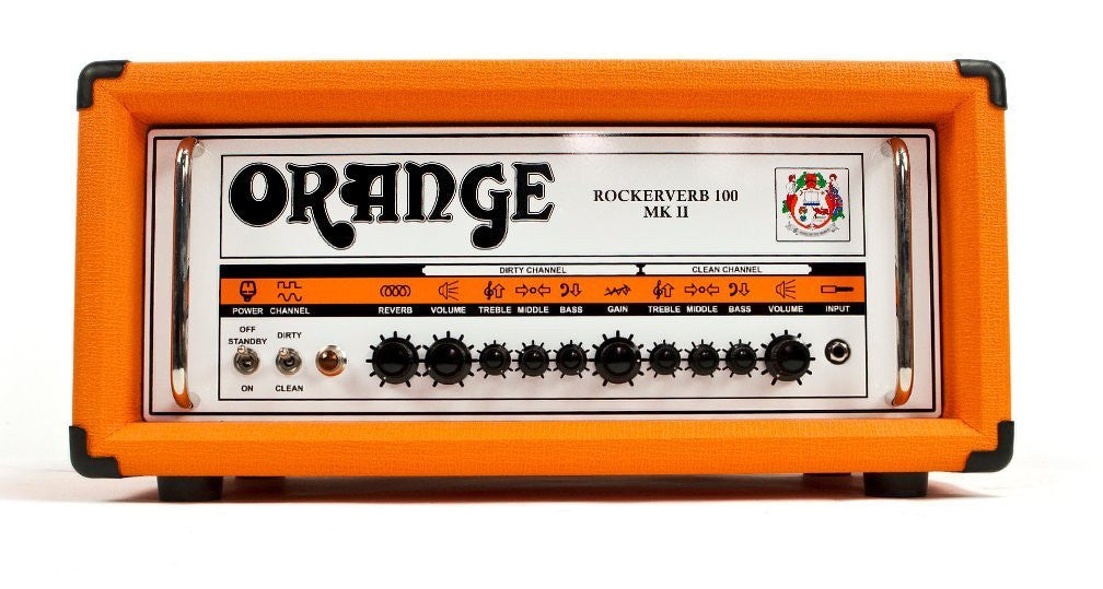 orange tube amplifiers orange rockerverb rk100h mkii tube guitar amp head