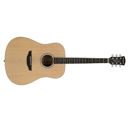 orangewood acoustic guitars natural satin orangewood manhattan dreadnought layered spruce top acoustic guitar with gigbag 