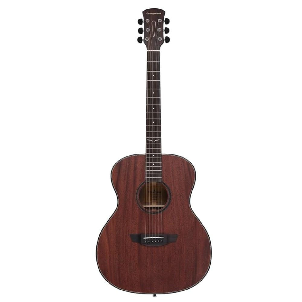 orangewood acoustic guitars orangewood oliver mahogany grand concert solid mahogany top acoustic guitar