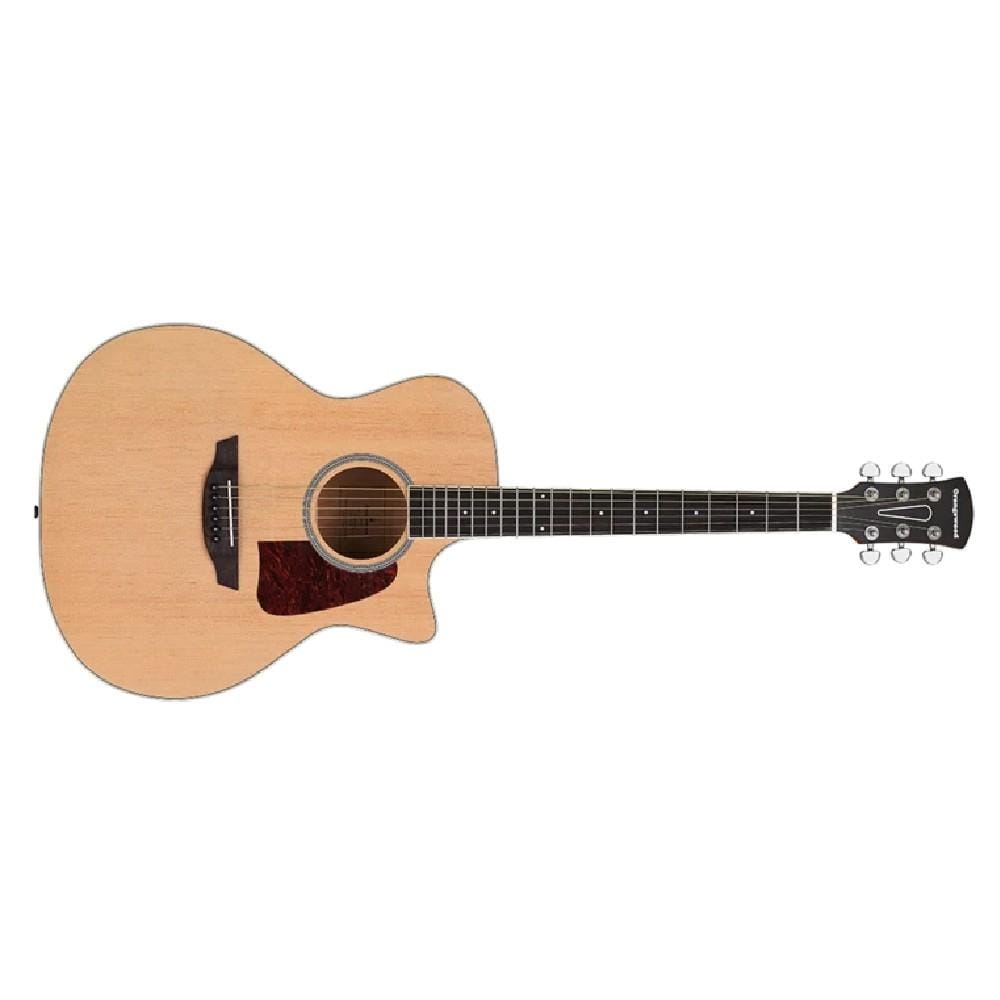 orangewood acoustic guitars orangewood rey grand auditorium cutaway layered spruce top acoustic guitar