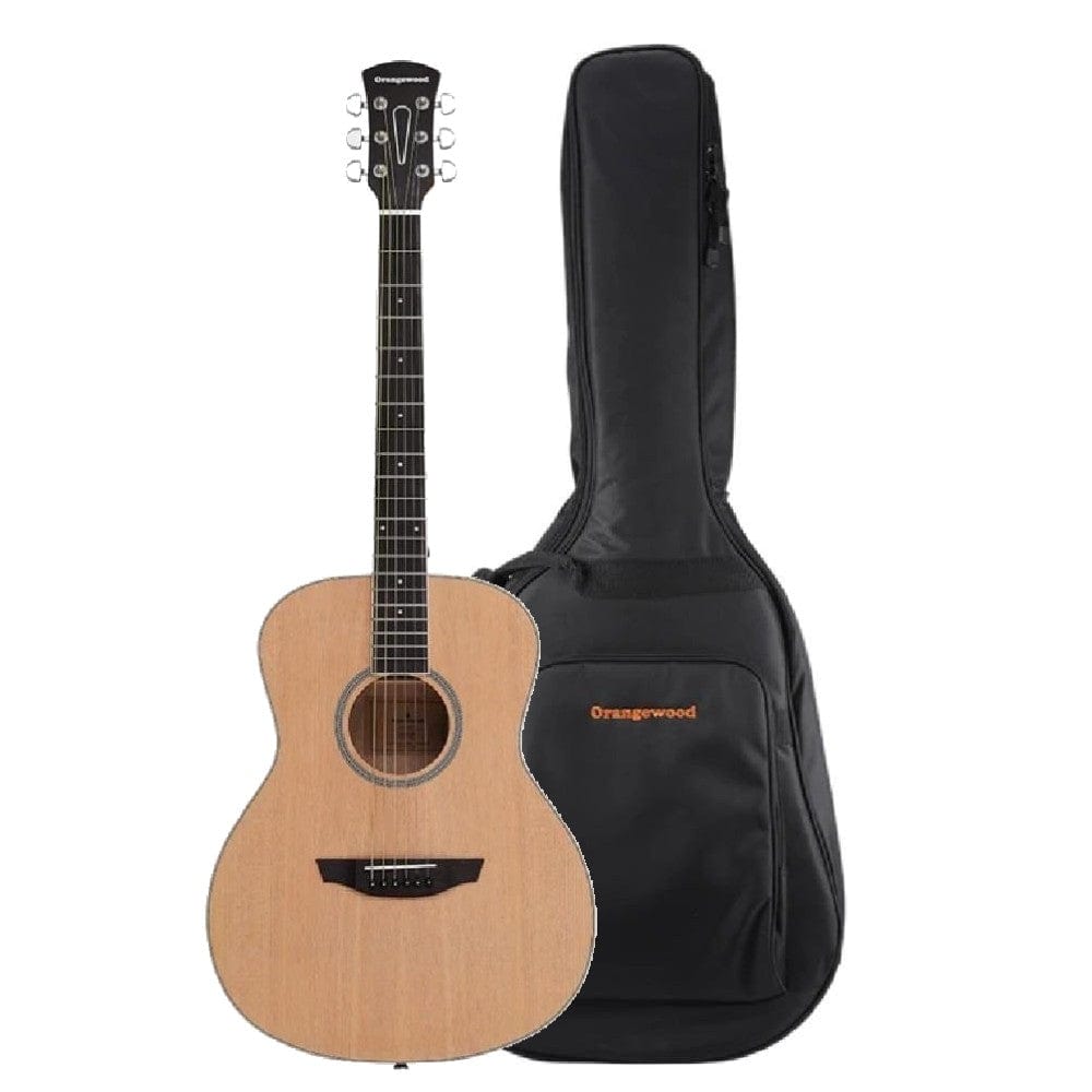 orangewood acoustic guitars orangewood victoria grand concert layered spruce top acoustic guitar with gigbag