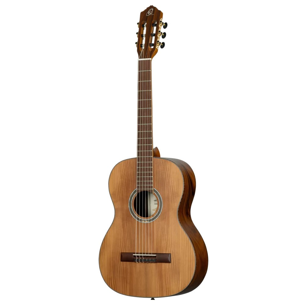 Ortega Acoustic Guitars Dark Brown Ortega R23RO Thermo Series Acoustic Guitar with Bag 