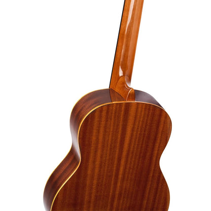 Ortega Acoustic Guitars Gloss Natural Ortega R121G Family Series Mahogany Acoustic Guitar with Bag