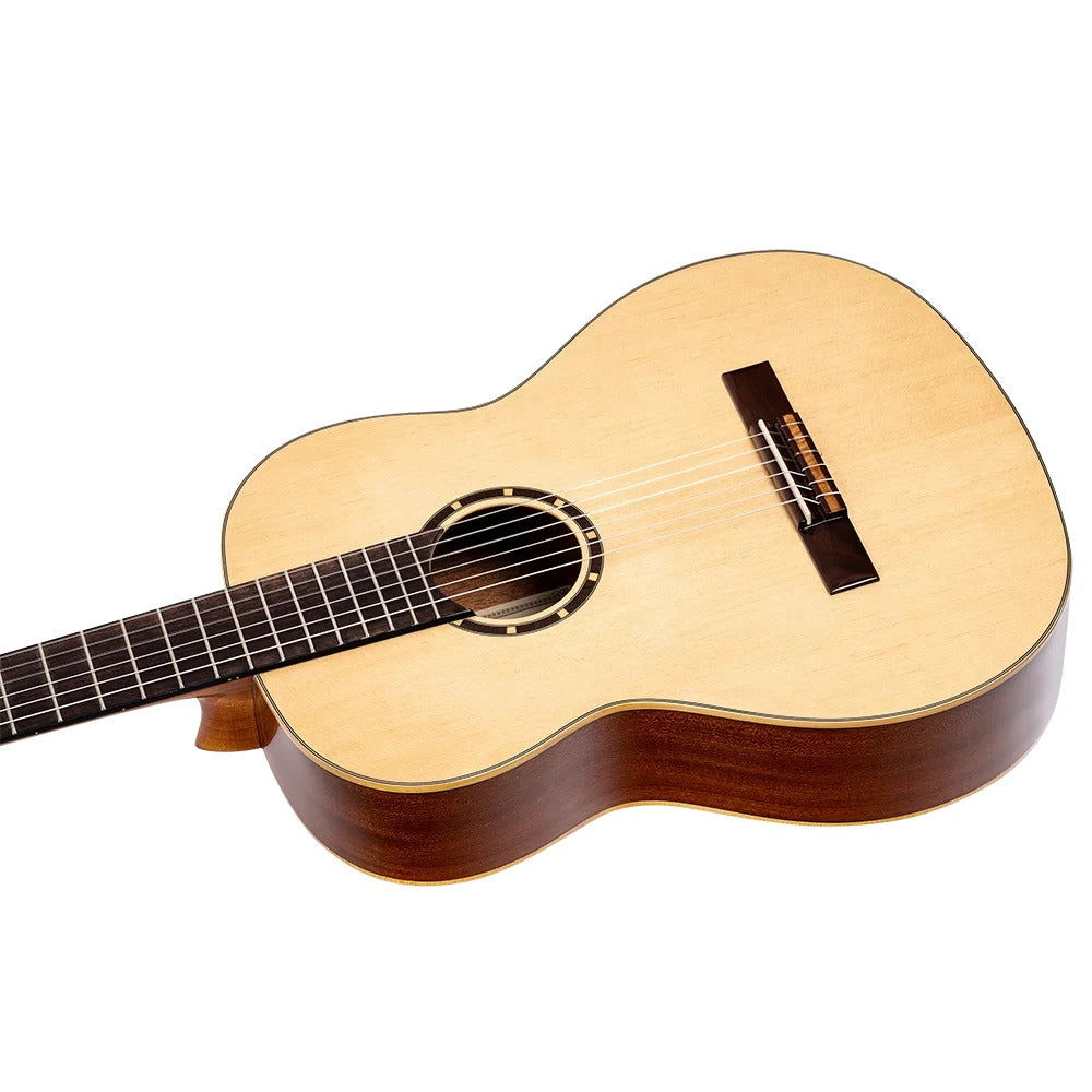 Ortega Acoustic Guitars Gloss Natural Ortega R121G Family Series Mahogany Acoustic Guitar with Bag