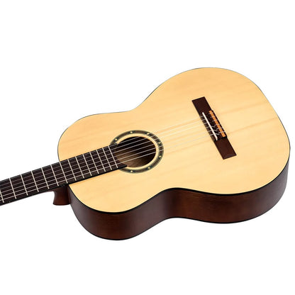 Ortega Acoustic Guitars Natural Ortega R55 Student Series Pro Catalpa Acoustic Guitar