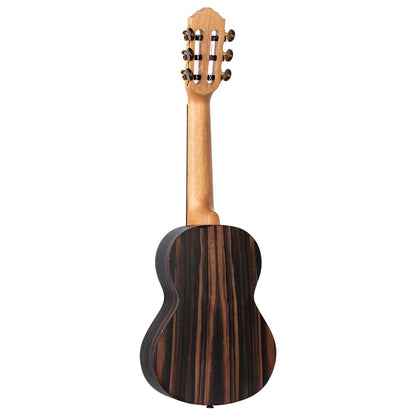 Ortega Acoustic Guitars Natural Ortega RGL5EB Mini Travel Series Ebony Acoustic Guitar 