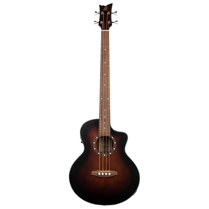 Ortega Bass Guitars Bourbone Fade Ortega D7CE-BFT-4 Acoustic Bass Deep Series 7 Classical Bass Guitar