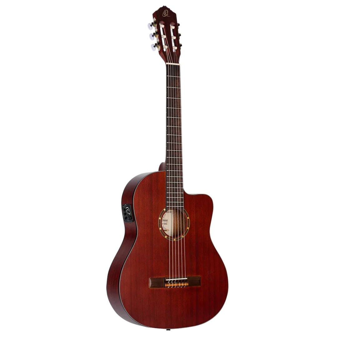 Ortega Classical Guitars Natural Ortega RCE125MMSN Family Series Classical Guitar with Bag