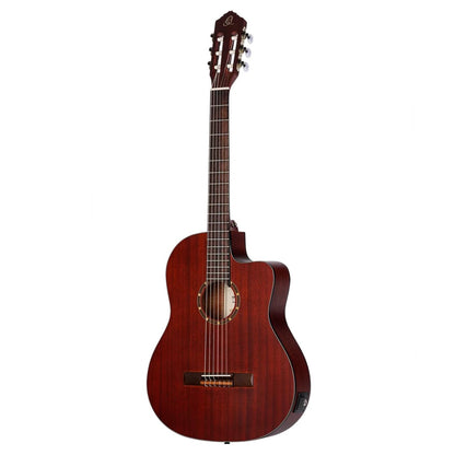 Ortega Classical Guitars Natural Ortega RCE125MMSN Family Series Classical Guitar with Bag