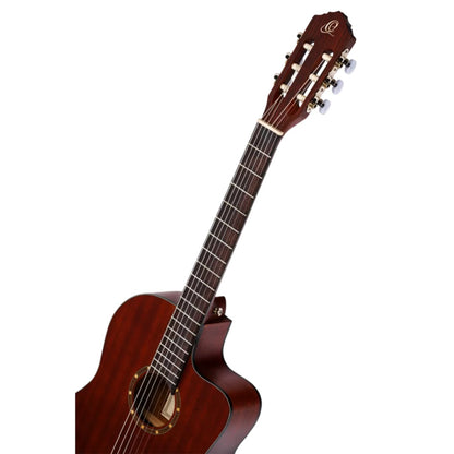 Ortega Classical Guitars Natural Ortega RCE125MMSN Family Series Classical Guitar with Bag
