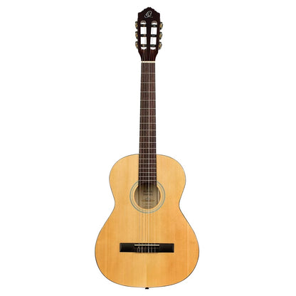 Ortega Classical Guitars Natural Ortega RST5 Student Series 3/4 Size Catalpa Classical Guitar