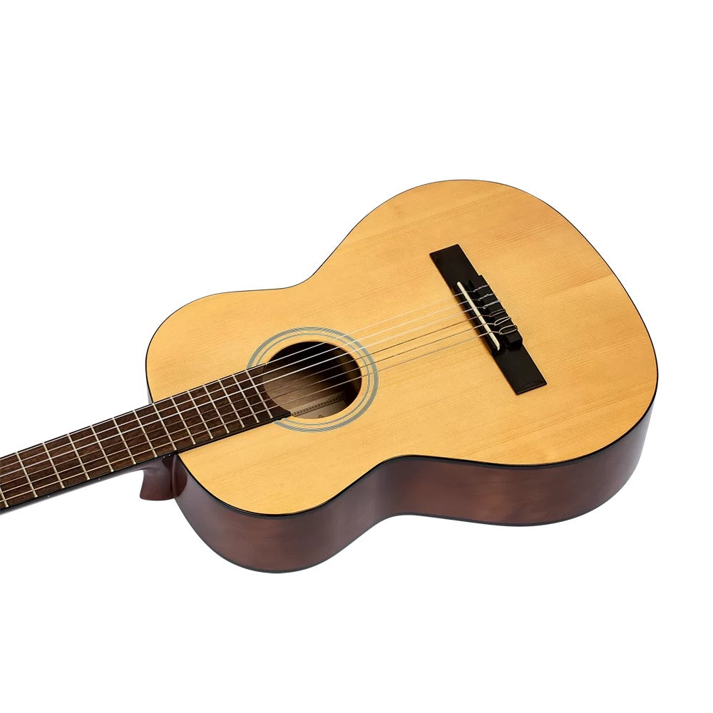 Ortega Classical Guitars Natural Ortega RST5 Student Series 3/4 Size Catalpa Classical Guitar