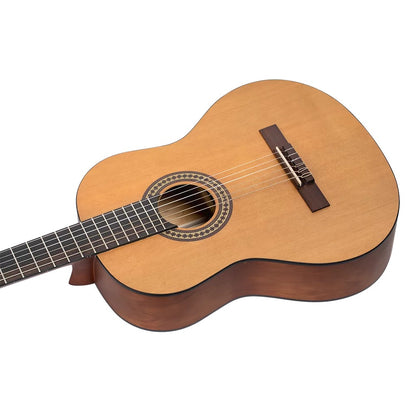 Ortega Classical Guitars Natural Ortega RSTC5M Student Series Catalpa Classical Guitar 