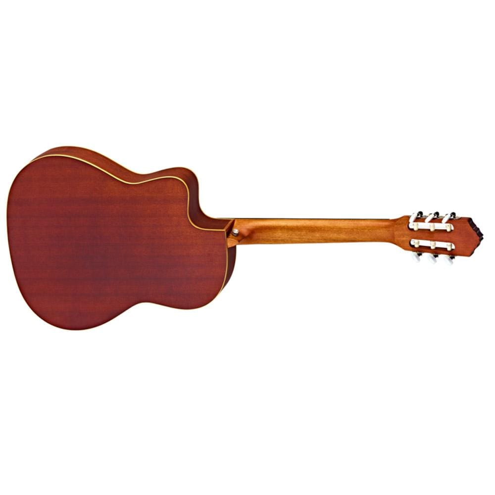 ortega classical guitars ortega rce125sn thinline 6 string electro classical guitar - natural