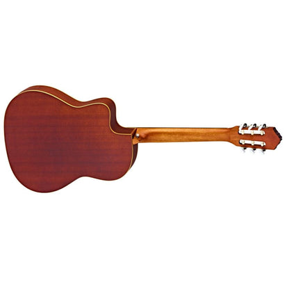 ortega classical guitars ortega rce125sn thinline 6 string electro classical guitar - natural