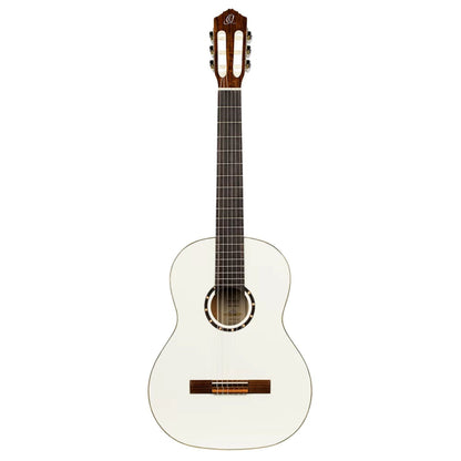 Ortega Classical Guitars White Ortega R121WH Family Series Classical Guitar with Bag 