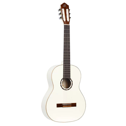 Ortega Classical Guitars White Ortega R121WH Family Series Classical Guitar with Bag 