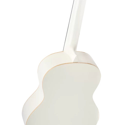 Ortega Classical Guitars White Ortega R121WH Family Series Classical Guitar with Bag 
