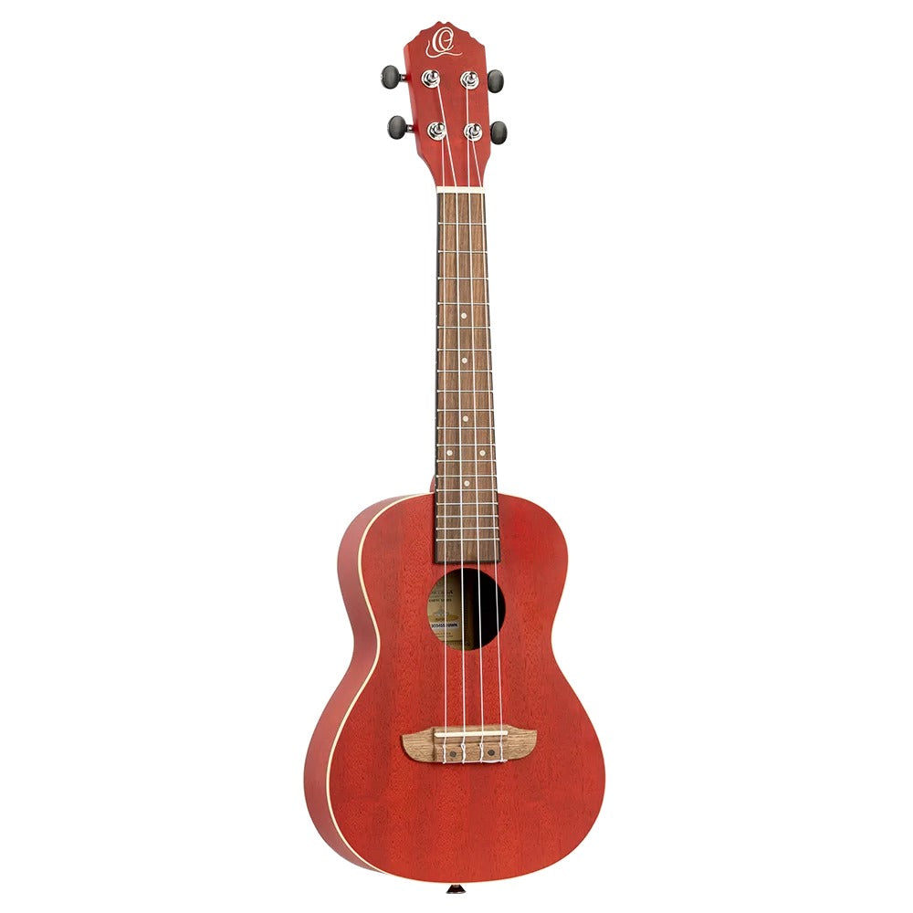 Ortega Concert Ukuleles Fire Red Ortega RUFIRE Earth Series Okoume Concert Ukulele 