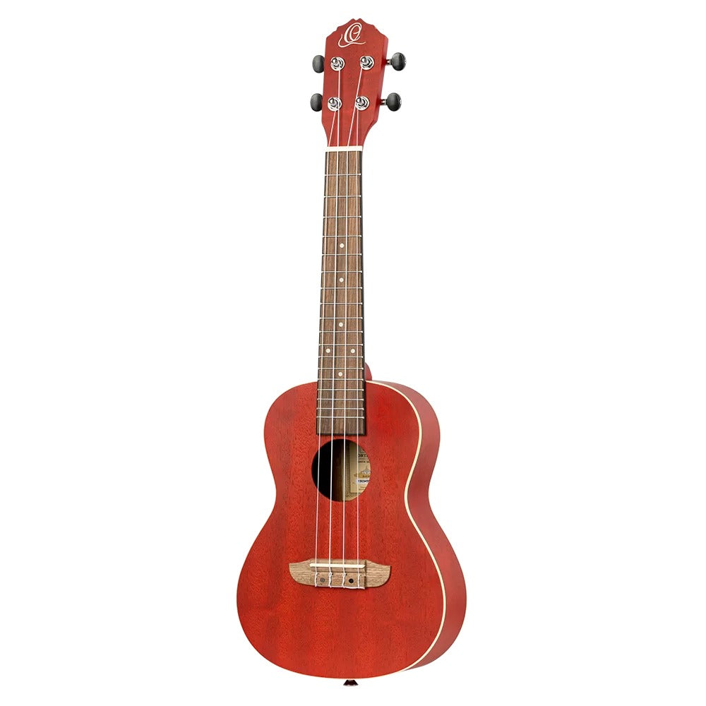 Ortega Concert Ukuleles Fire Red Ortega RUFIRE Earth Series Okoume Concert Ukulele 