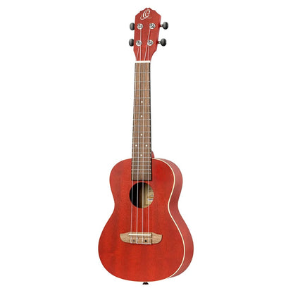 Ortega Concert Ukuleles Fire Red Ortega RUFIRE Earth Series Okoume Concert Ukulele 