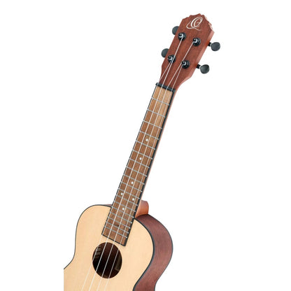 Ortega Concert Ukuleles Natural Ortega RU4 Bonfire Series Sapele Concert Ukulele 