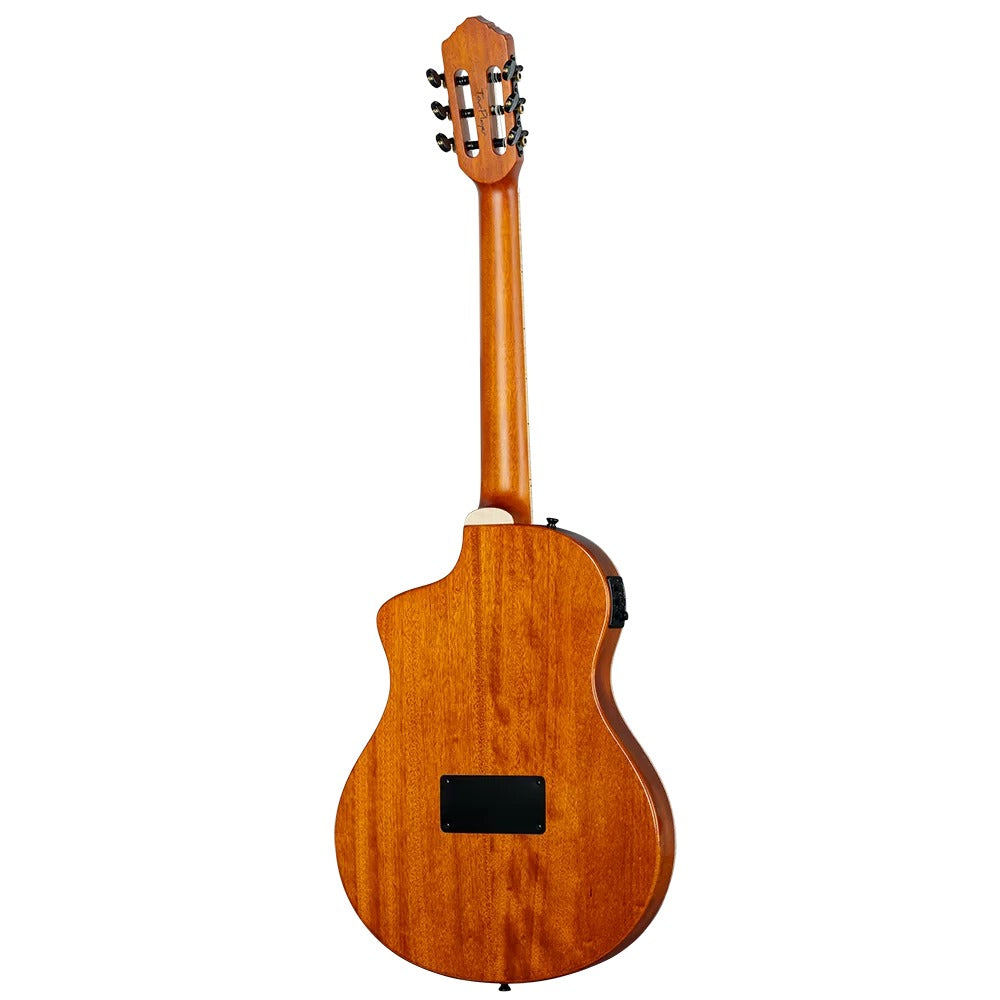 Ortega Electro Acoustic Guitars Blue Ortega RTPDLX TourPlayer Series Electro Acoustic Guitar with Bag