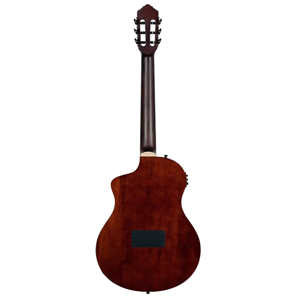Ortega Electro Acoustic Guitars Burst Ortega RTPDLX-ACA TourPlayer Series Electro Acoustic Guitar with Bag 