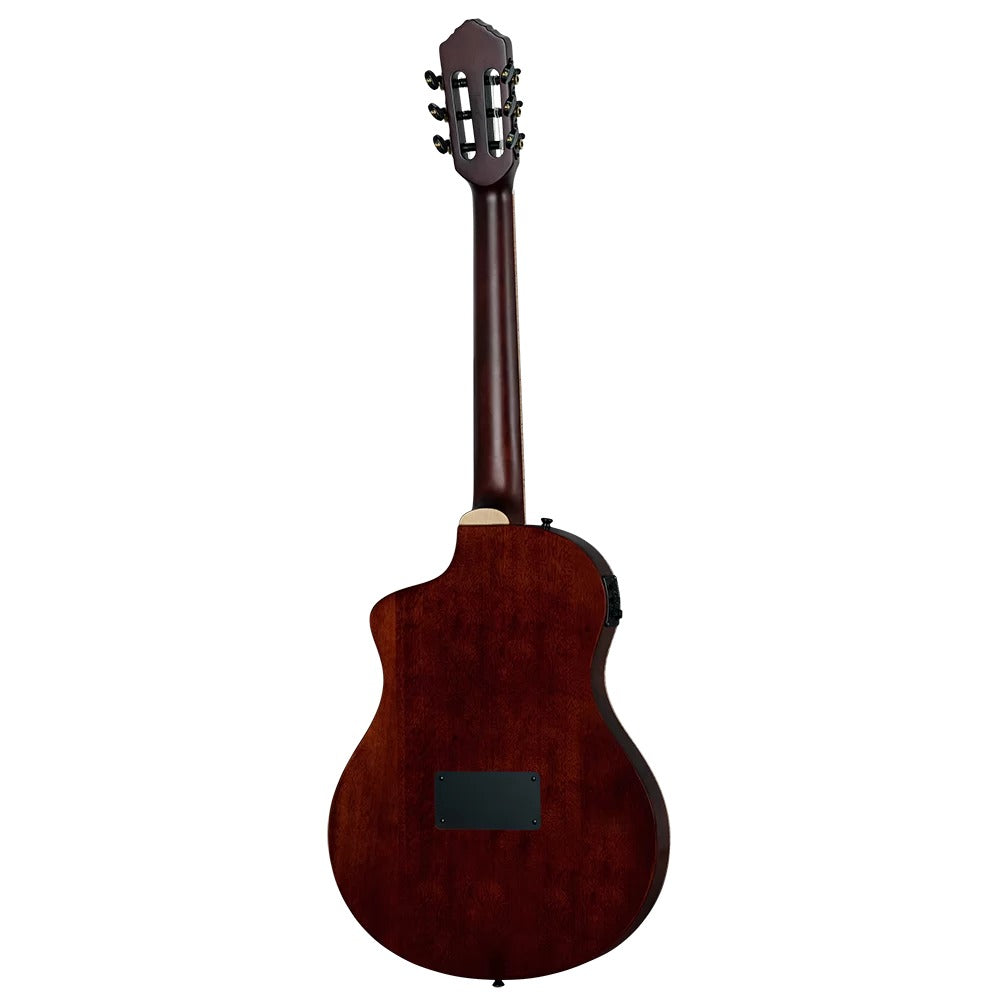Ortega Electro Acoustic Guitars Burst Ortega RTPDLX-ACA TourPlayer Series Electro Acoustic Guitar with Bag 