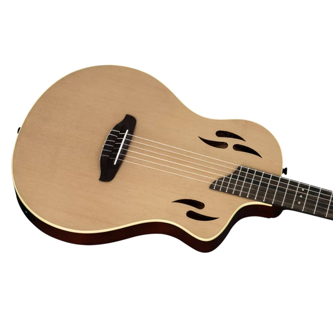 Ortega Electro Acoustic Guitars Natural Ortega RTPSTD TourPlayer Series Classical Electro Acoustic Guitar with Bag 