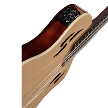 Ortega Electro Acoustic Guitars Natural Ortega RTPSTD TourPlayer Series Classical Electro Acoustic Guitar with Bag 
